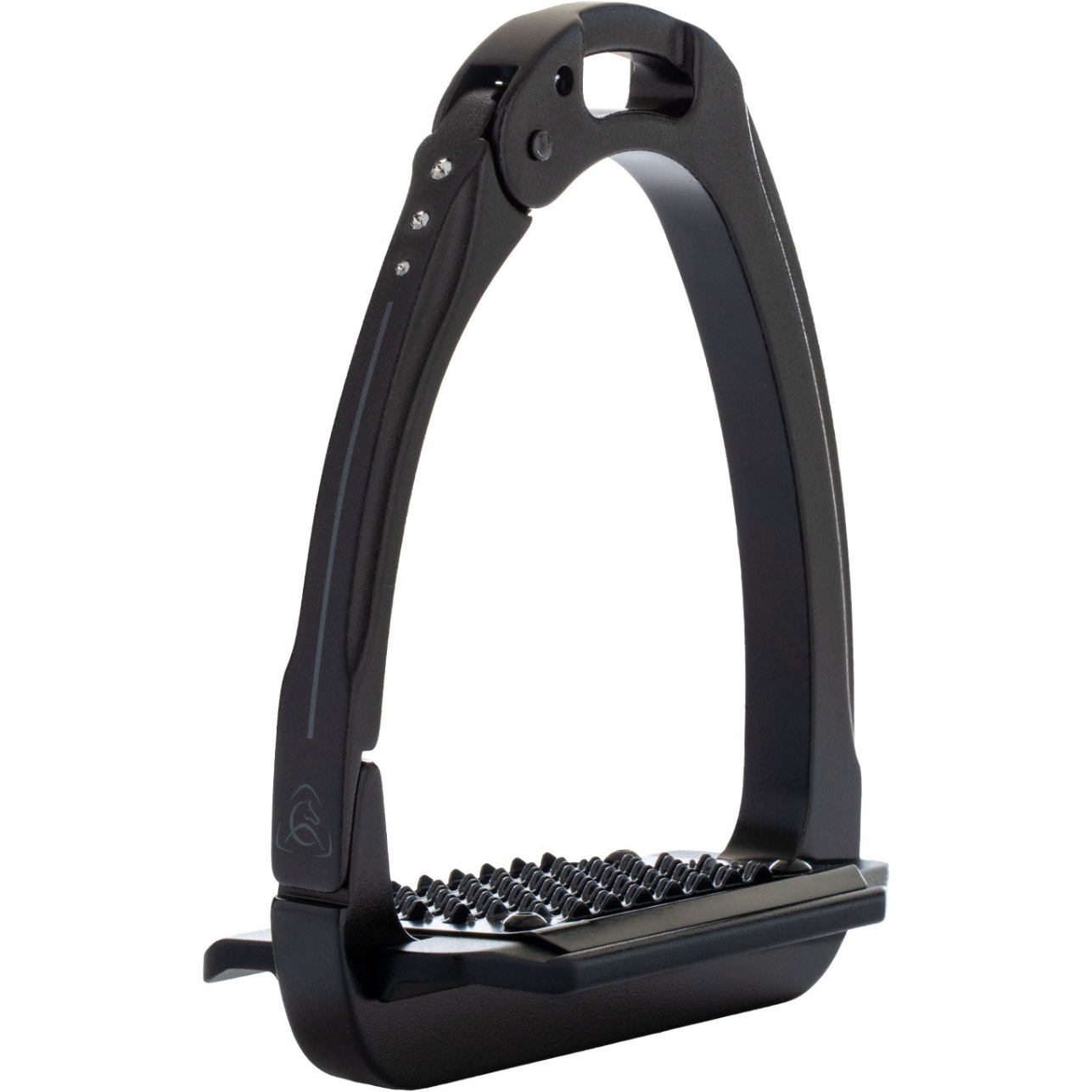 2026 Acavallo Arena Aluplus 2.0 Stirrups Crystals AC609SE - Total Black